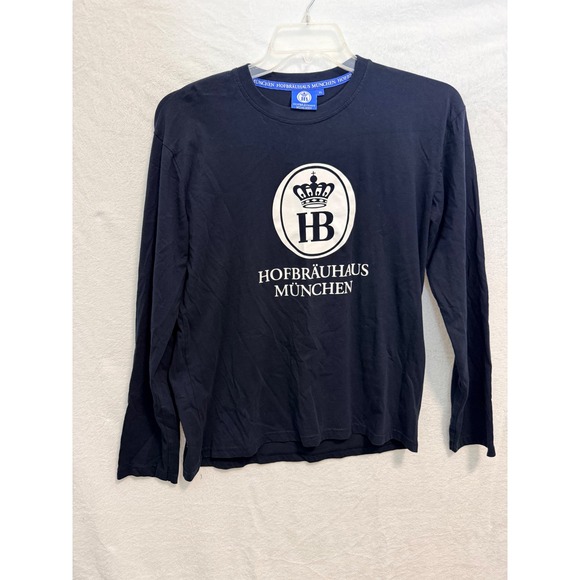 Hofbrauhaus Munchen Other - Hofbrauhaus Munchen Mens XL Long Sleeve T-Shirt Navy Blue HB Munich Logo Graphic